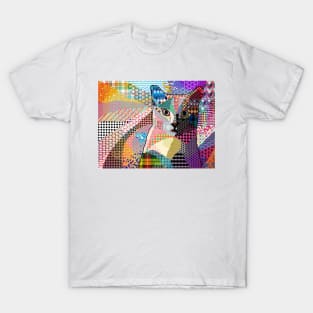 Multicolor Cat 676 Patterns T-Shirt